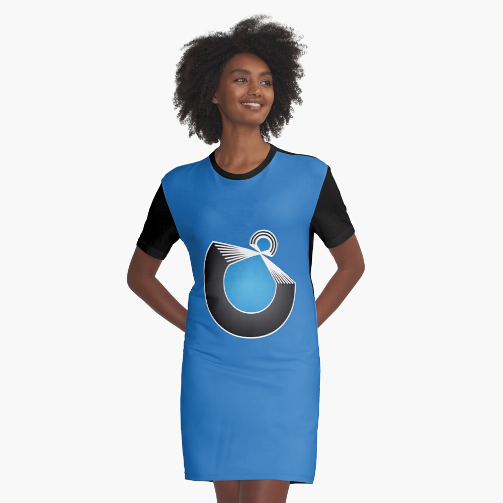 Port Fish Graphic T-Shirt Dress Graphic T-Shirt Dress